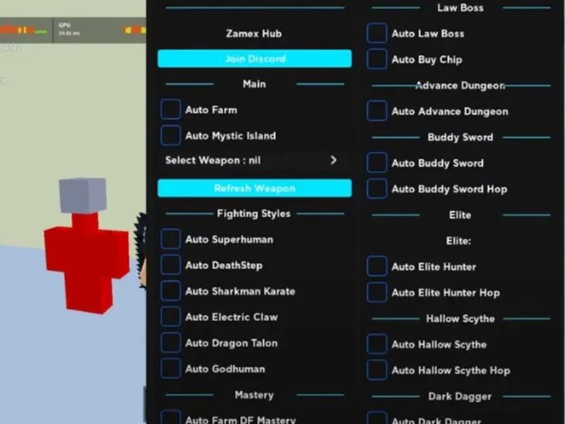 cách hack blox fruit