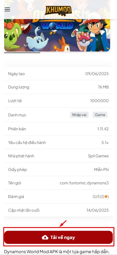 Dynamons World Mod APK