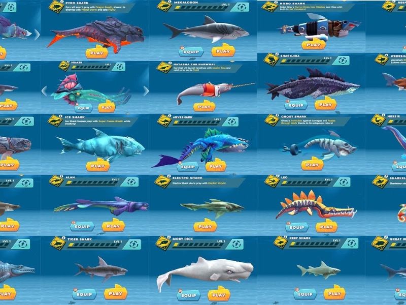 hack game hungry shark
