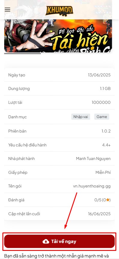 Hack Huyền Thoại Nhẫn Giả