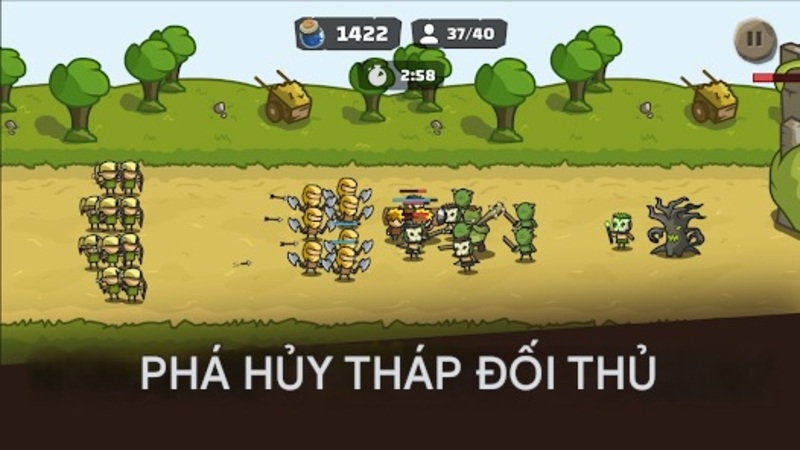 Phá hủy tháp đối thủ