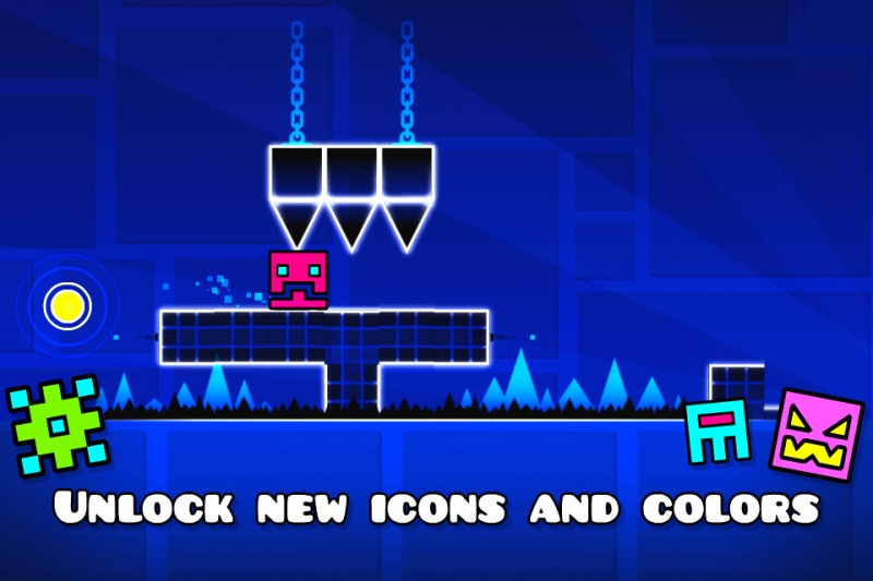 Tải Geometry Dash Hack (Vô Hạn Tiền, Chìa Khóa, Mở Khóa Tất Cả) v2.2.144 4 Hệ thống biểu tượng và màu sắc