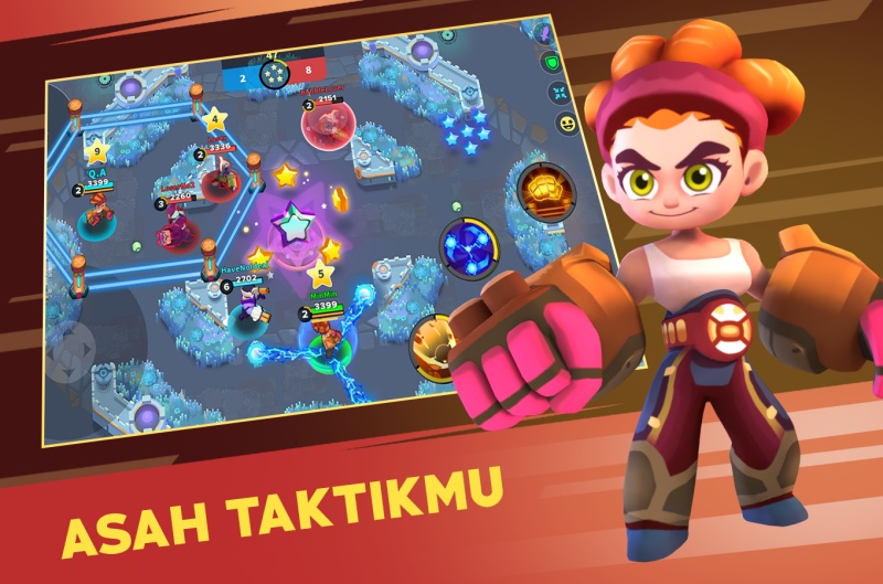 Tải Heroes Strike Offline MOD APK v92(127) (Menu, Tiền, Hồi Chiêu) 6 Điều khiển đơn giản nhưng cần phản xạ