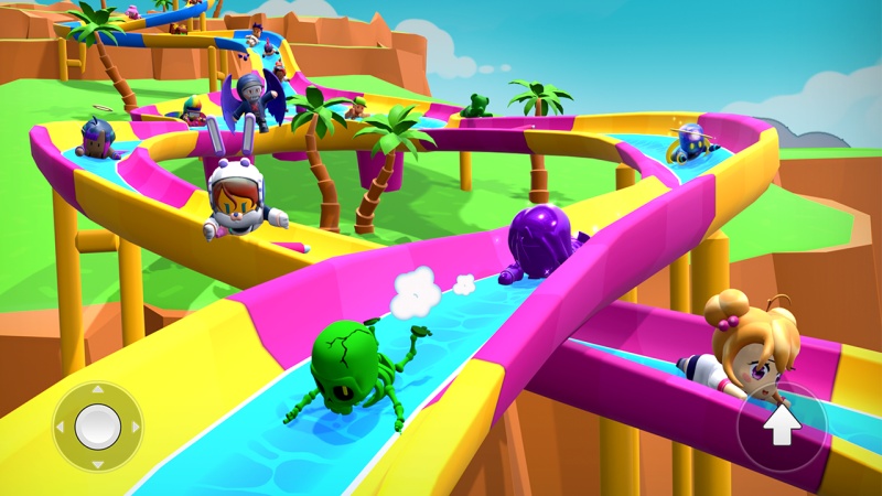 Tải Stumble Guys MOD Hack.boats (Menu, Full Skin, Drone View) v0.100.2 3 Điều khiển đơn giản, dễ nhập cuộc