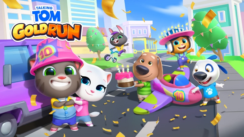 Giới thiệu Talking Tom Gold Run