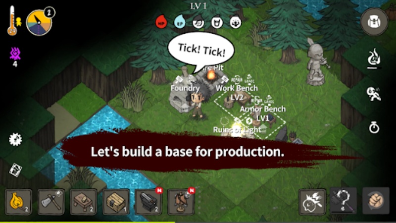 Những mẹo giúp tôi sống lâu hơn trong The Wild Darkness MOD APK 1.3.58