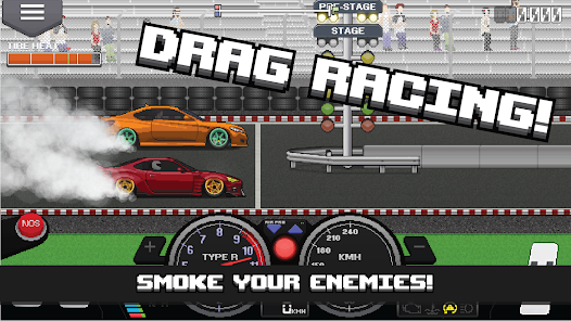 Pixel Car Racer – Tự xây dựng chiếc xe đua của riêng bạn